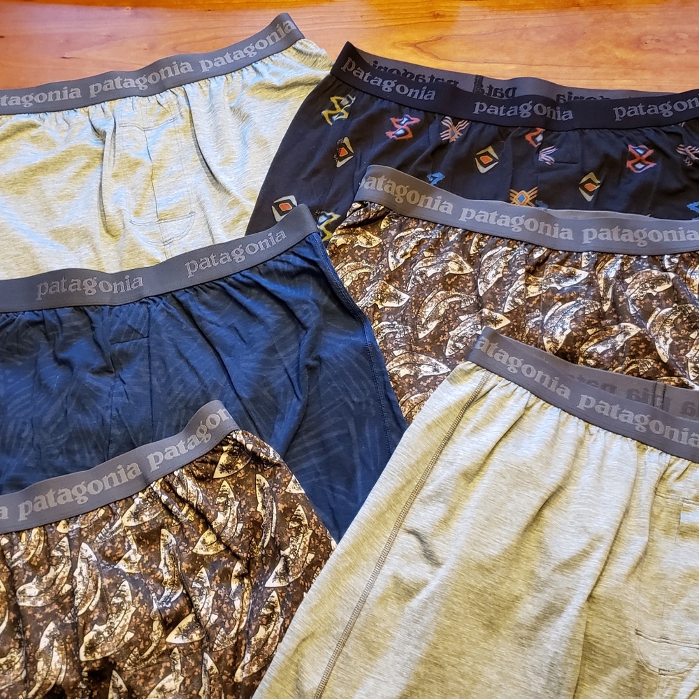 Patagonia Men's medium Boxers Capilene 6 pairs